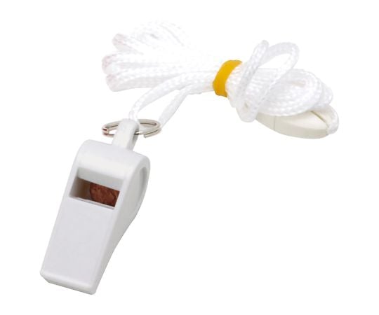Colored whistle, white, YO-CWWF, 1 piece
