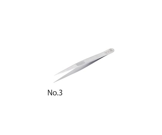 マイクロピンセット No.3 120mm AB 501/03 1本