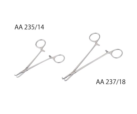 Baby Adson Dissection and Ligation Forceps, Curved, 140mm, AA 235/14, 1pc