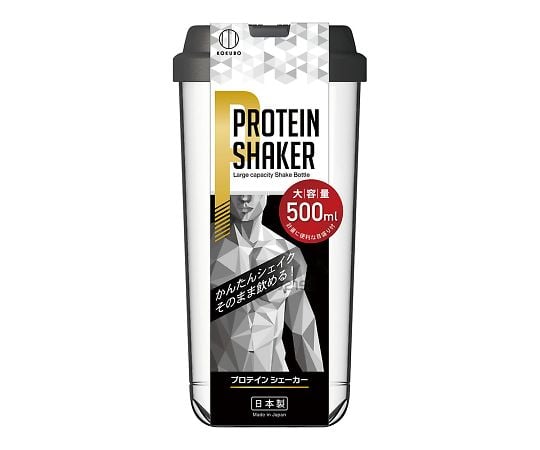 プロテインシェーカー ブラック KH-074 1個