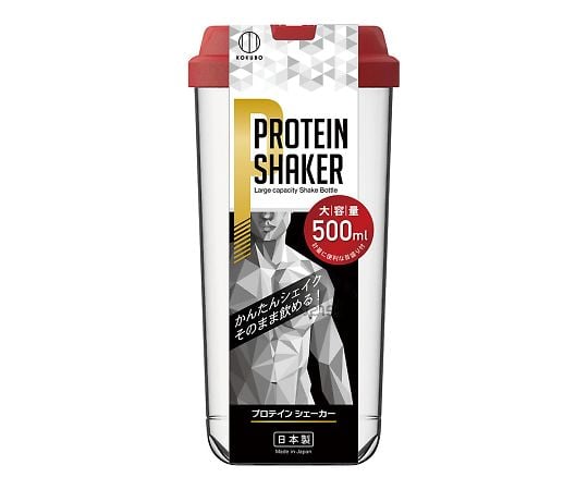 Protein Shaker Red KH-075 1 piece