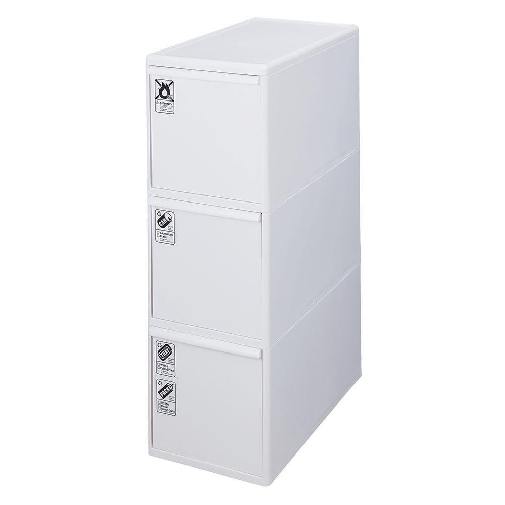 Slim Stocker Wide 3 Tier BW-3_C_WH 1 pc