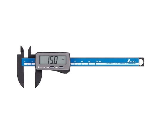 Digital Caliper Carbon Fiber Large Character 0.1-100mm 19989 1pc