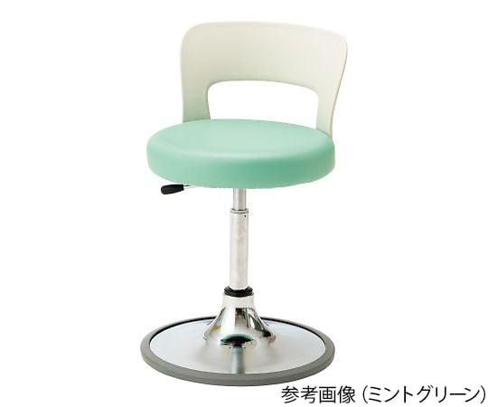 メディカルソフトスツール(ラバープロテクタ付き) 背付き ミントグリーン CA-P14BL-Z 1個