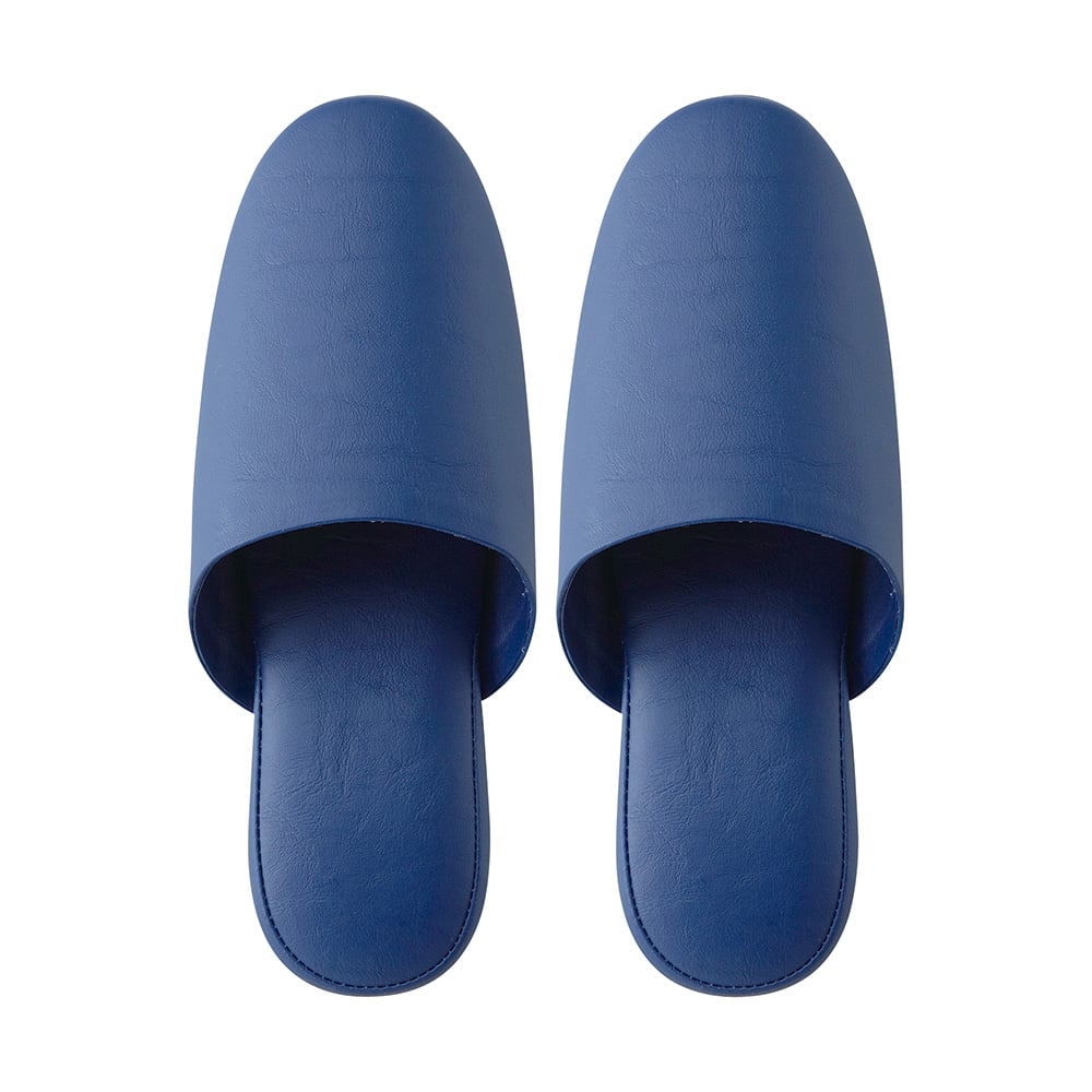 抗菌多機能ビニールスリッパ(かぶり)23~26cm ネイビー 574921 1足