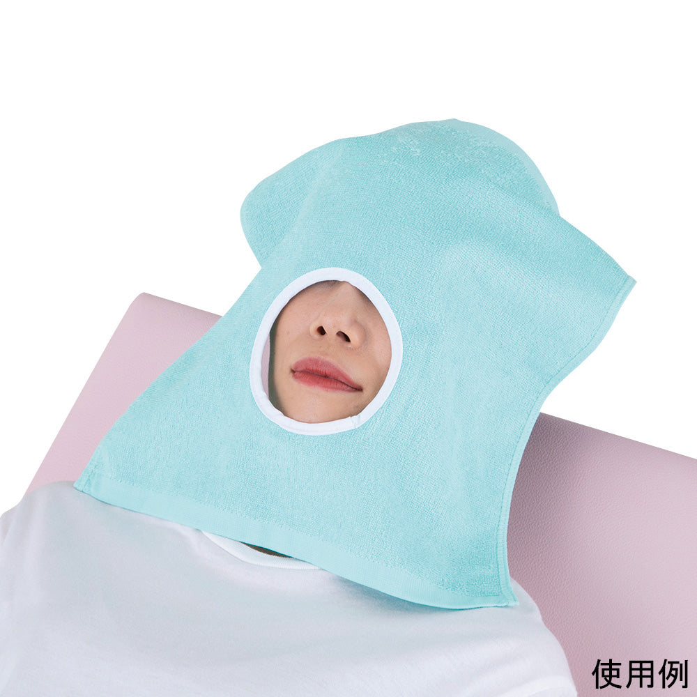 歯科用フェイスタオル アイスグリーン 3枚入 FT340-G 1セット(3枚入)