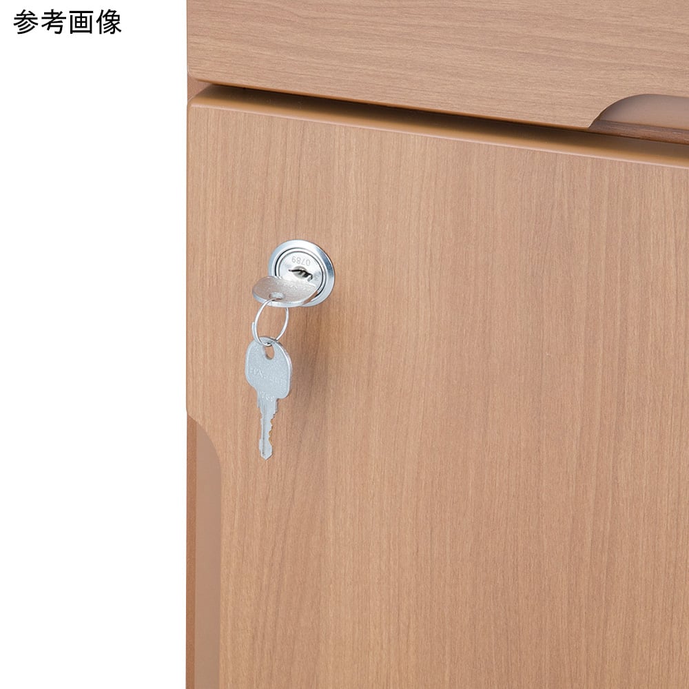 Wooden bedside table, dark brown, BS-CBR, 1 piece