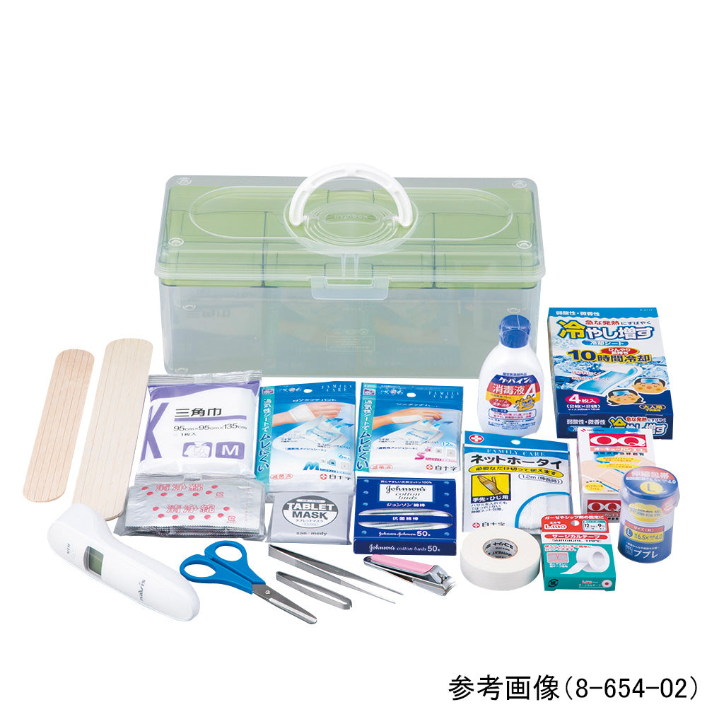 First aid case set, predictive thermometer PTC 1 piece