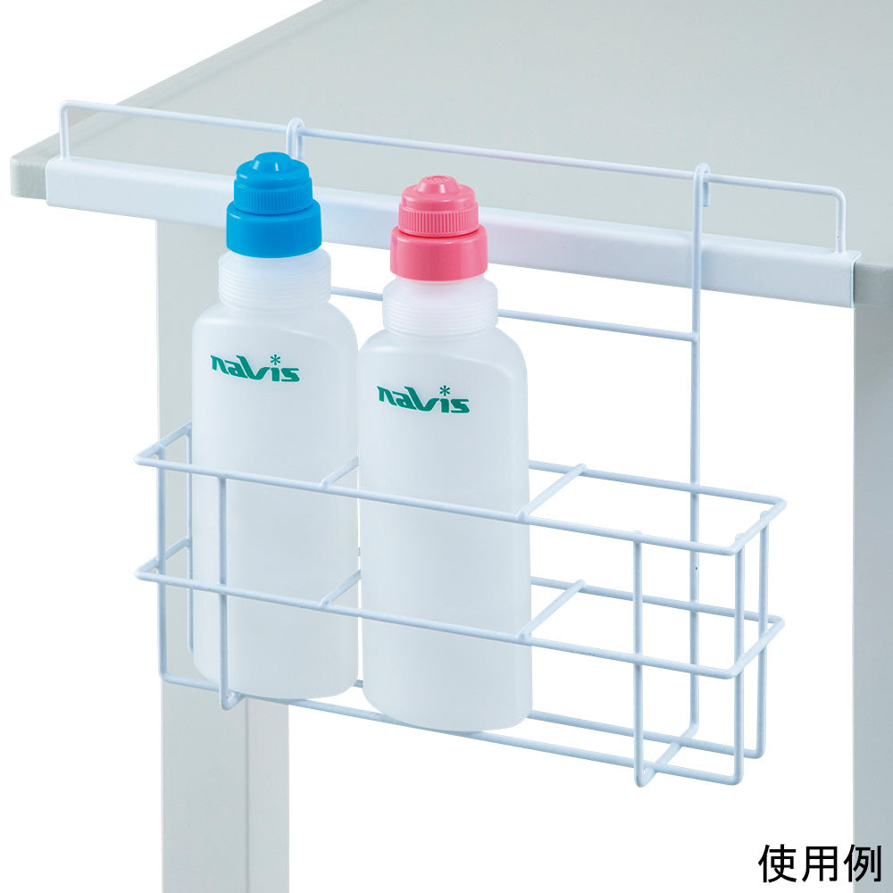 Shower bottle holder for 3 bottles x 1