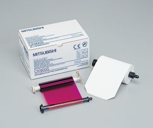 프린터 용지(미쓰비시전기 프린터용) 프린트 용지·잉크 시트 110×105mm CK900S 1상자(200장입)
