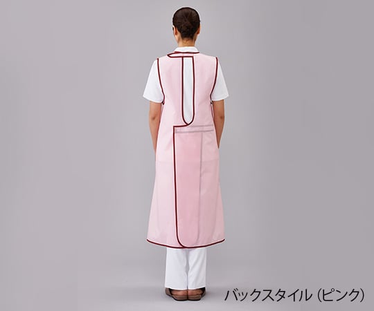 입욕 개조 앞치마 (면 패스너 타입) 핑크/L 402 1장