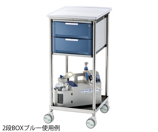 네비스메이트 트레이 왜건 보조 천판 첨부 3단 BOX 블루 1개