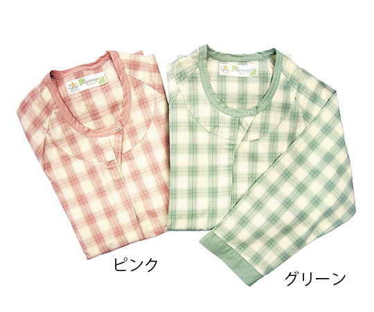 制菌前開き介護用ねまき (ロック機能付) ピンク/M Mサイズ ピンク色 1枚