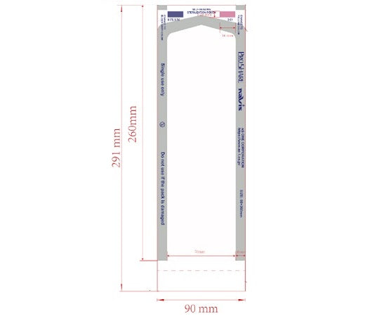 プロシェア滅菌バッグ 90×260mm 200枚入 SPS-3 1箱(200枚入)