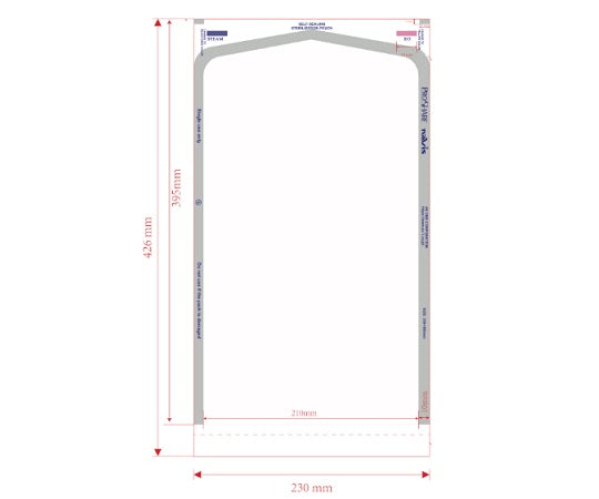 プロシェア滅菌バッグ 230×395mm 200枚入 SPS-6 1箱(200枚入)