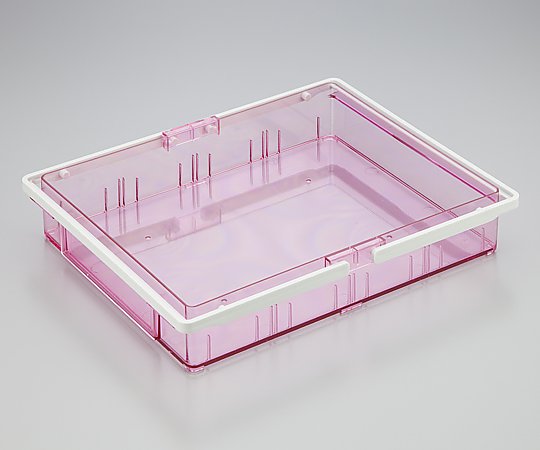 Combination medication box with handle, pink, 1 piece