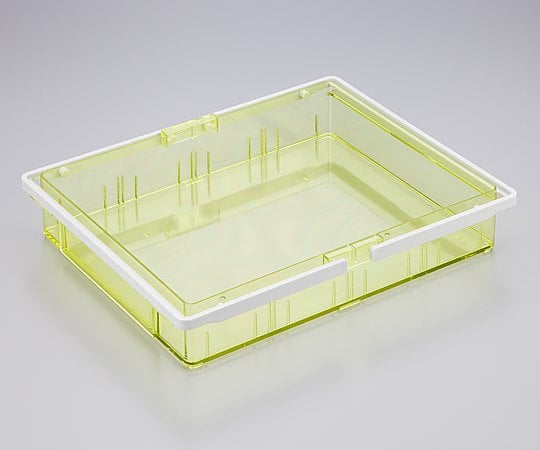 Combination medication box, outer box with handle, yellow, 1 piece