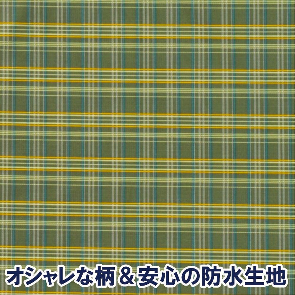 식사용 에이프런 소프라피렌 체크 2WAY 타입 그린 102282 1장