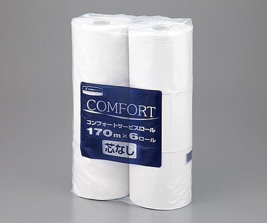 Crecia EF toilet roll (single, coreless type) 1 box (6 rolls x 8 bags) 11290 1 box (6 rolls x 8 bags)