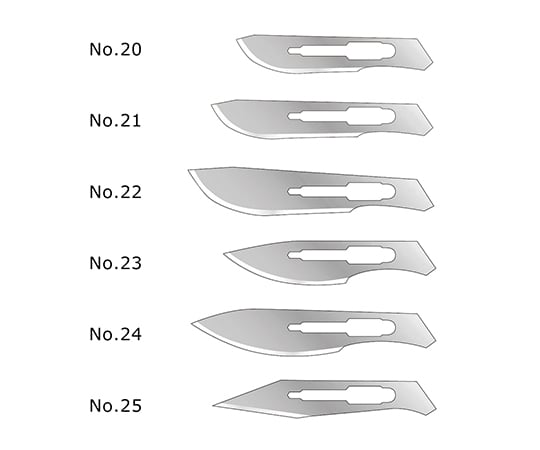 Feather Replacement Blade Scalpel Handle No. 4 Replacement Blade No. 22 (20 pieces x 5 boxes) 1 box (20 pieces x 5 boxes)