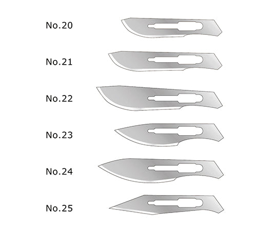 Feather Replacement Blade Scalpel Handle No. 4 Replacement Blade No. 21 (20 blades x 5 boxes) 1 box (20 blades x 5 boxes)