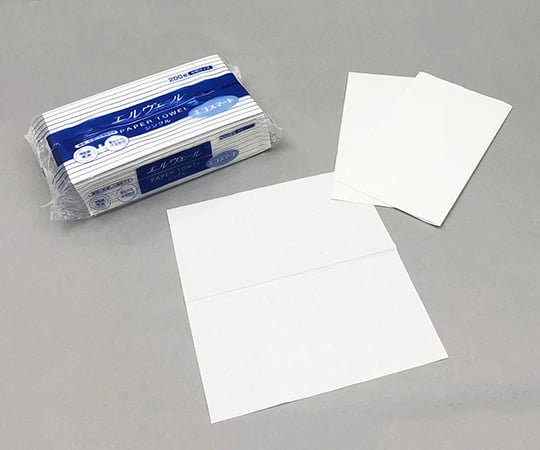 エルヴェール ペーパータオルエコスマート シングル 中判 200枚×35袋 21000697 1ケース(200枚×35袋入)