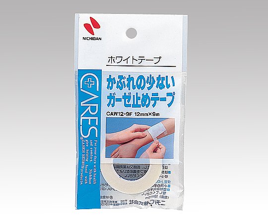 케어즈(TM) 화이트 테이프 12mm×9m CAW12-9F 1권/봉투