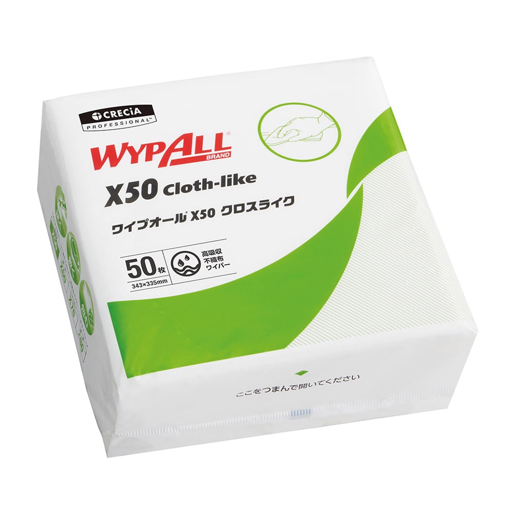(Small Packaging) Wipeall X50 Cross-Like 4-Fold Type 1 Bag (50 Sheets) 60555 1 Bag (50 Sheets)