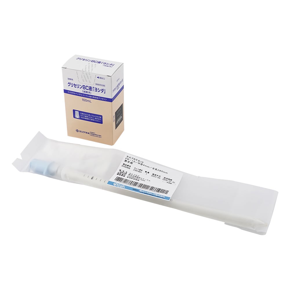 自己導尿カテーテル シリコン製 男性用(太L) 15Fr(φ5.0×330) 1箱(5本入) 0152007 1箱(5本入)