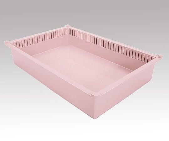 トレー(モジュールシリーズ) 64-10タイプ(深さ10cm)帯電防止 ピーチ PT64-10 PE 1個