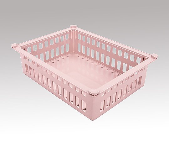 バスケット(モジュールシリーズ) 34-10タイプ(深さ10cm)帯電防止 ピーチ PB34-10 PE 1個