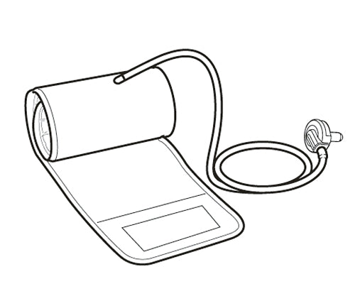 Replacement arm band for upper arm blood pressure monitor, suitable for arm circumferences of 17 to 36 cm, HEM-FM31, 1 piece