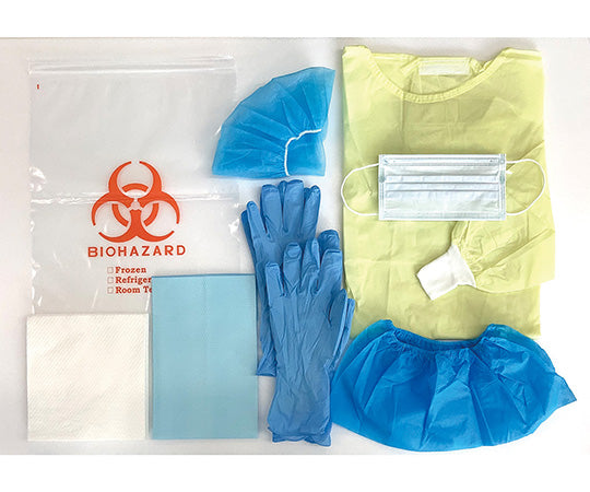 抗がん剤対策簡易保護キット 30袋入 CSK-1000IVH 1箱(1キット×30袋入)