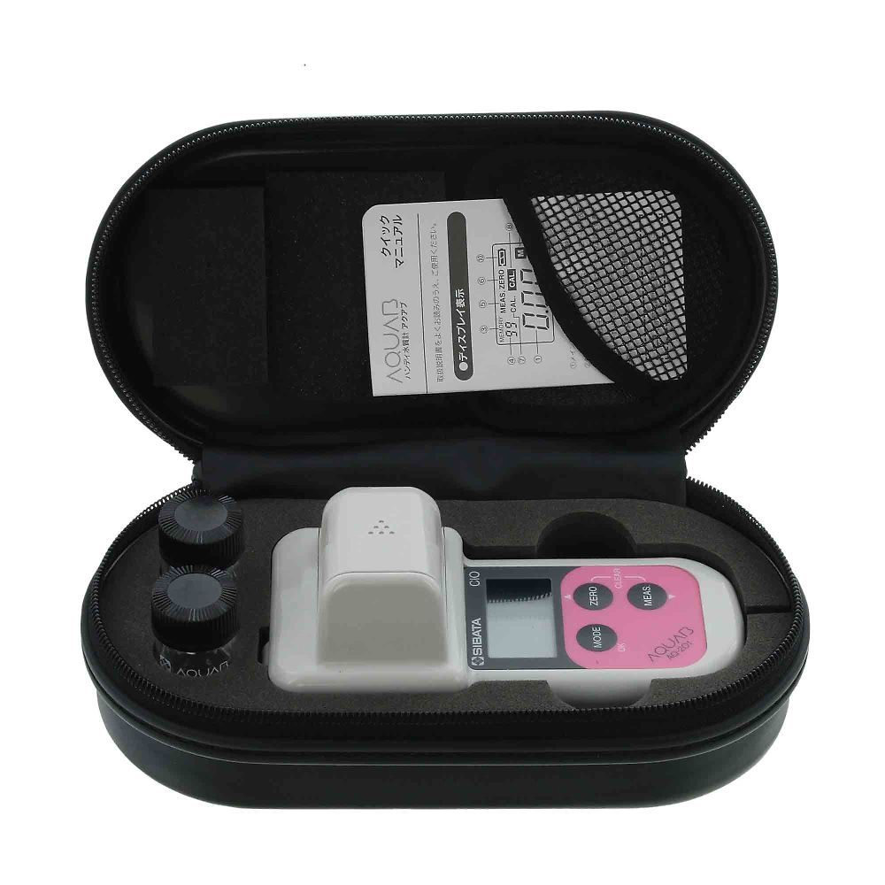 ハンディ水質計(アクアブ) 残留塩素 AQ-201 1式