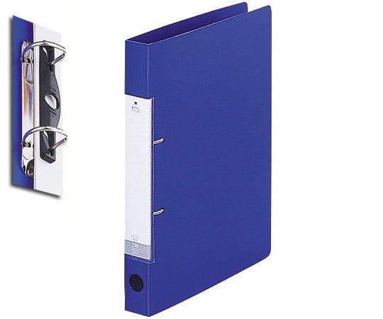 D型リングファイル 306×251×34mm 青 G2220-8 1冊
