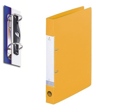 D型リングファイル 306×260×46mm 黄 G2230-5 1冊