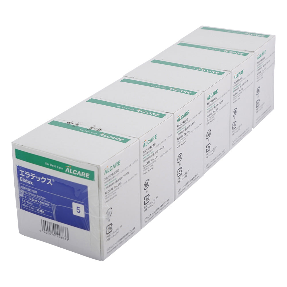 Elatex 50mm x 5m 1 pack (6 rolls) No. 5 11883 1 pack (6 rolls)