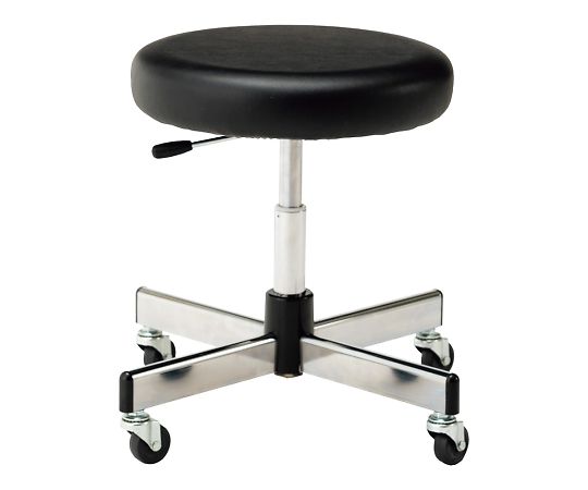 간호사·환자용 의자(몰드 타입) 545×545×425~535mm CA-35-Z 1개