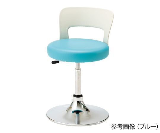 メディカルソフトスツール 背付き ブルー CA-14BL-Z 1個