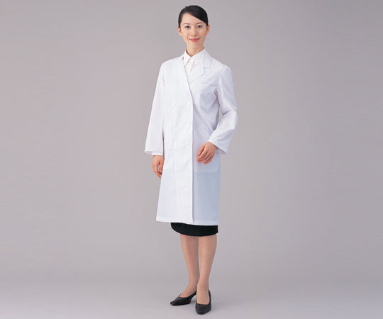 White coat for women (with cuff strings) Double AZ51-011 M 1 piece