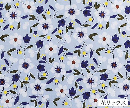 食事用エプロン 花サックス 2500 1枚