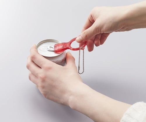 Plastic bottle opener 67 x 40 x 6 1403 Red 1 piece