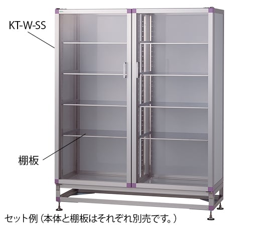 Stainless steel shelf for instrument cabinet (aluminum frame) 600 x 400 1 piece