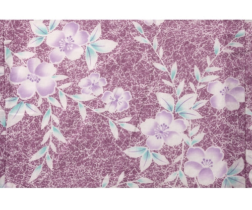 Gauze double layer nightgown for women, purple, M, UPK 300-7, 1 piece