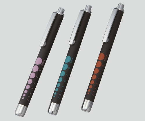 Rubber-like soft LED penlight Black/Orange KE-337 1 piece