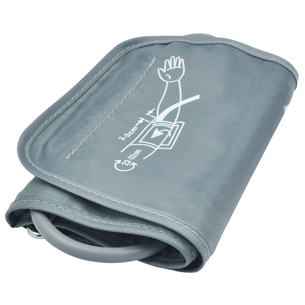 Upper arm blood pressure monitor replacement cuff, gray, SC-210GY, 1 piece