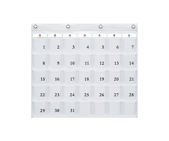 캘린더 포켓 클리어 W-416 CL 1개