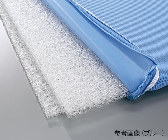 씻을 수 있는 무레 없는 체압 분산 매트리스(리버시블) 네이비 HD-MNV 1개