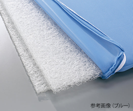 씻을 수 있는 무레 없는 체압 분산 매트리스(리버시블) 블루 HD-MBL 1개