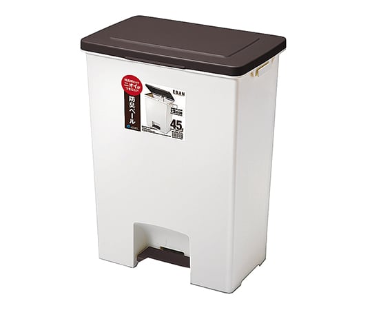 R Deodorizing Pedal Pail 45L 431×284×584mm #6418 1pc